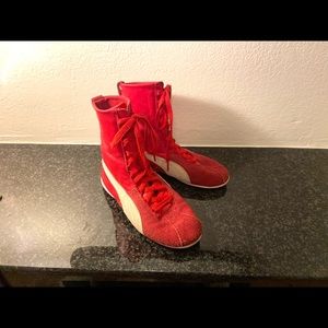Red Fenty x Puma Eskiva Hi Sneaker Size 7